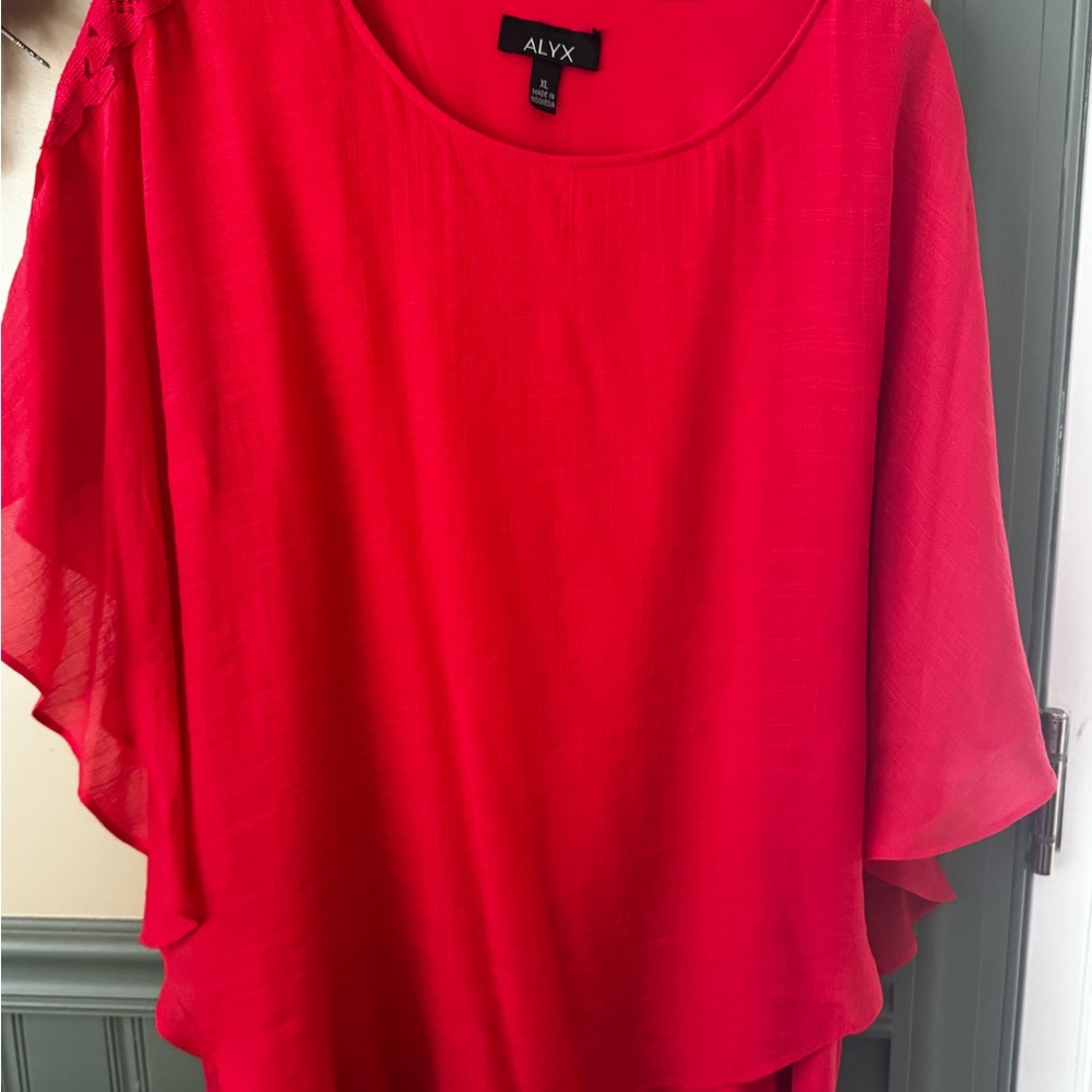 Alyx Bright Red Blouse